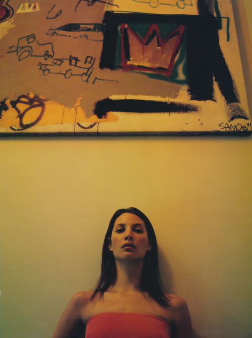 80s-90s-christy-turlington:Home girl - Harper’s Bazaar US (1999)Christy Turlington by Nathanel Goldb