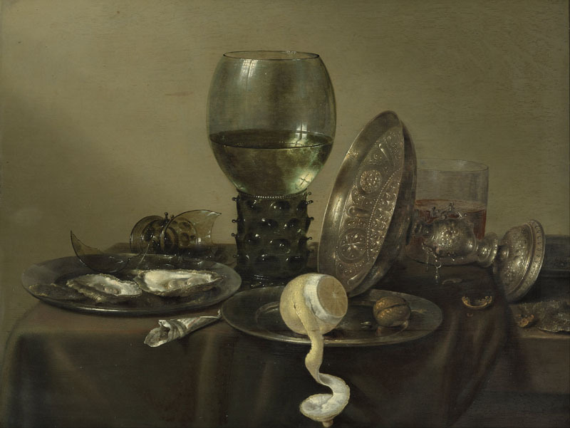 rosievandoll:    Willem Claesz. Heda, Still Life with oysters, a rummer, a lemon,