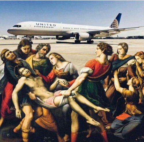 Holy descent from united airlines