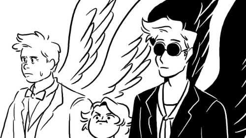 eliotlime:Stills from my Good Omens animatic!