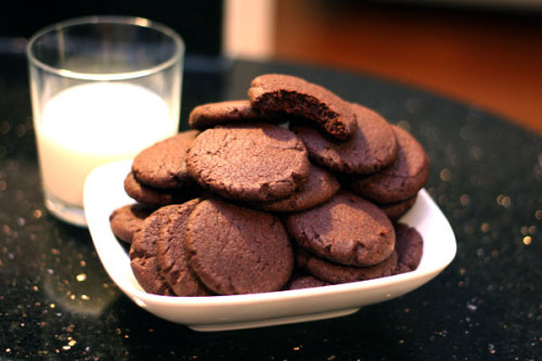 choco-chocoholics - chocolate nutella cookies