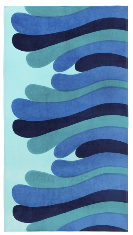 untitledvolume1:  Marimekko Albatrossi beach towel by Maija Isola 