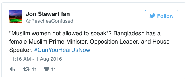 the-movemnt:  Muslim women are firing back at Trump with #CanYouHearUsNow. In his