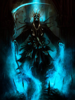 trintysage:Grim Reaper weilding Ice Flares