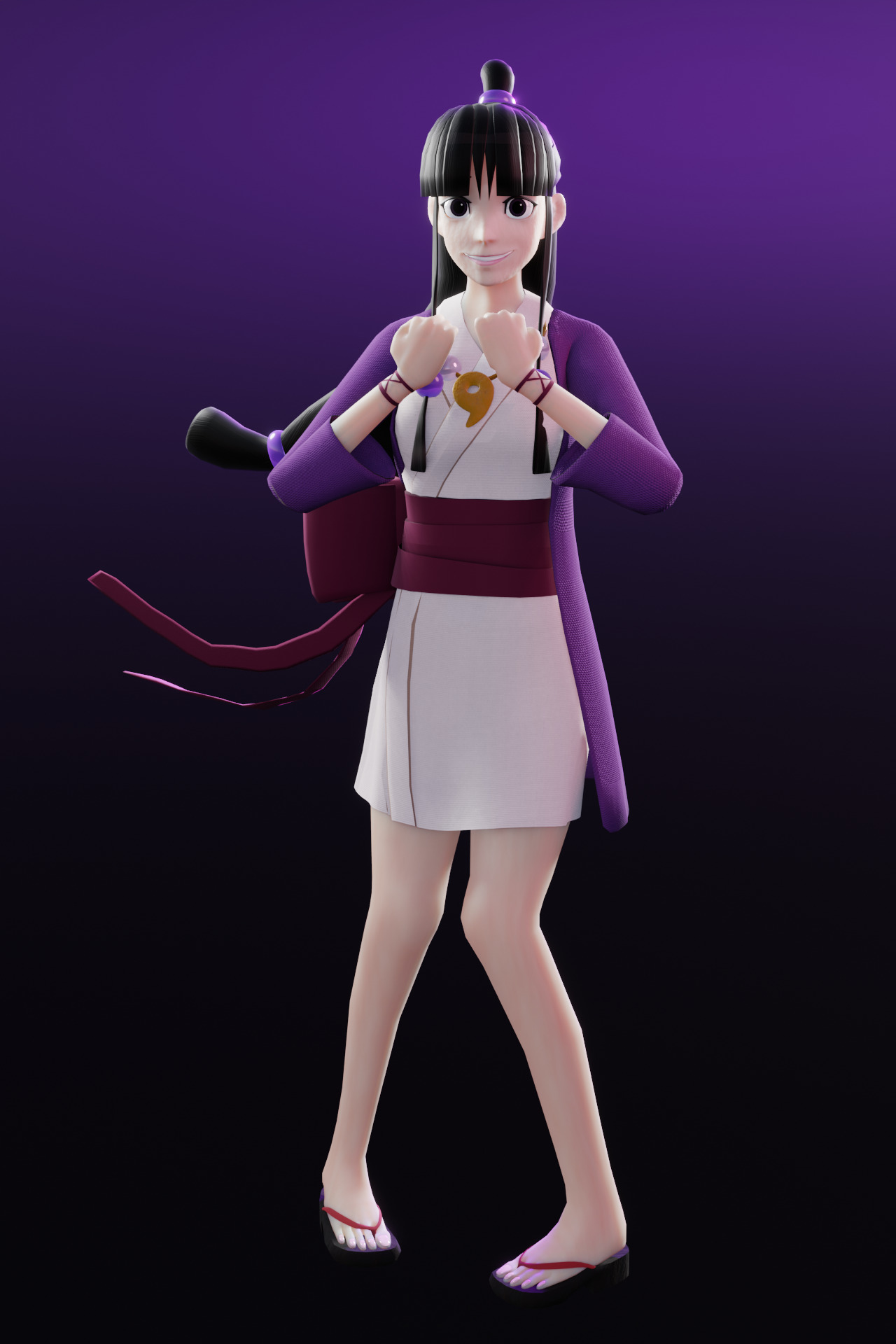 MMD Ace Attorney - Phoenix Wright and Maya Fey +DL by MMDCharizard