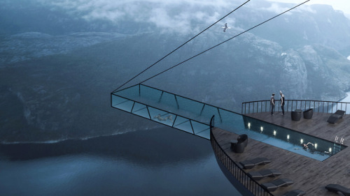 mensministry:   ‘Cliff Concept Boutique Hotel’  , Preikestolen, Norway, Hayri Atak Architectural Design Studio 