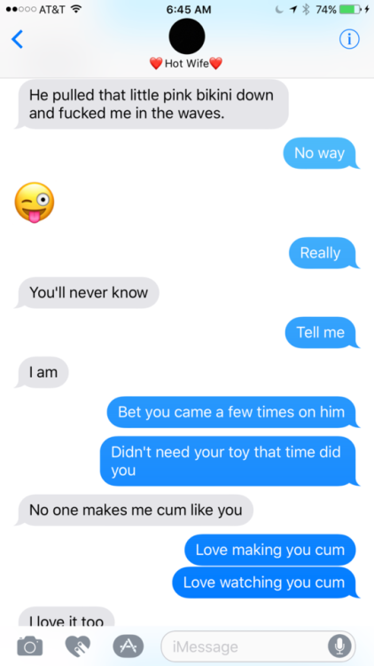 cuckoldedwifewatcher:Late Night, Long Distance Texts. Using the motion of the ocean?