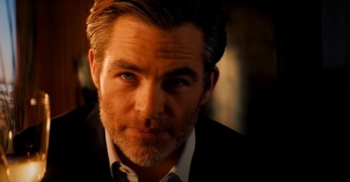skyjane85: Chris PIne in All the Old Knives He looks like a young Pierce Brosnan in that 4th picture