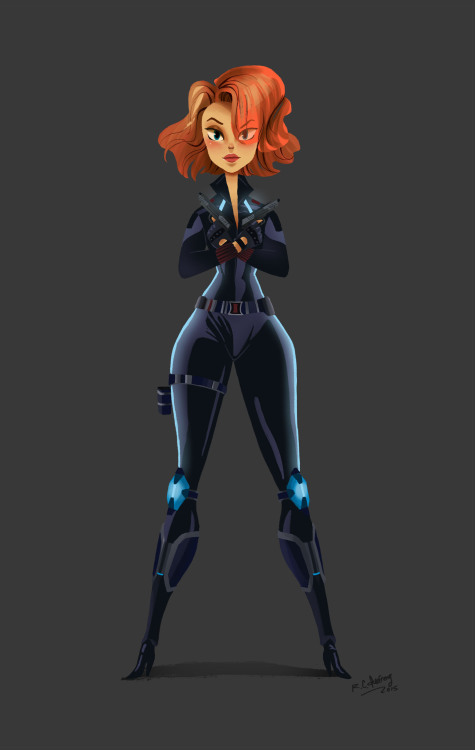 XXX cosmo-nauta:  Black widow, suit from from photo