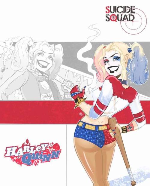 Porn photo batmananimated:  Harley Quinn from Suicide