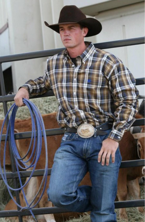 He spent all morning wrangling the herd and now he&rsquo;s looking forward to being wrangled him