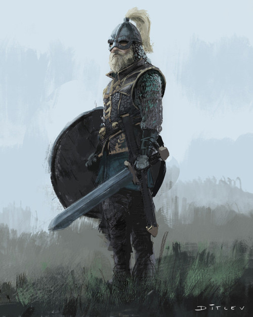 ArtStation - viking sketch, by JAN DITLEVMore on RHB_RBS