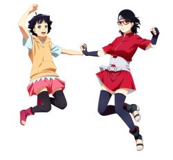 trollshimoto-sensei:  naruhina4e:  Not to hate kishis assistant ,but I really liked the old sarada outfit, the new one looks unconfortable for a young girl who has to move around and jump everywhere.. I really like saradas character , I hope that in the