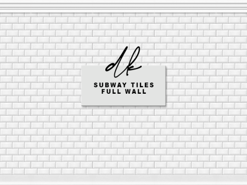 Subway Tiles Full WallD O W N L O A D | PATREON (FREE)- 1 swatch- BGC  TOU: - Recolouring not permit