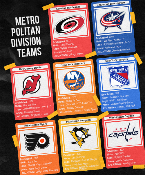 doubleminor: the metropolitan division of the national hockey league. click for higher resolution. 