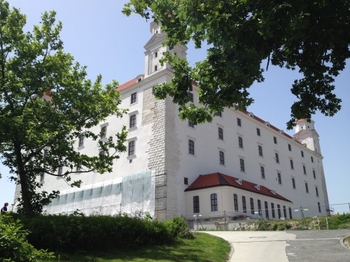 Bratislava Castle in Bratislava Slovakia The name of the town contains the name of a Great Moravian 