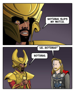 dorkly:  Heimdall: The Nosiest Jerk in Asgard