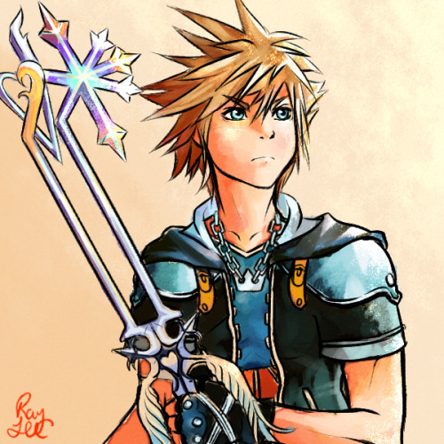 raylee-arts:  request of Sora from Kingdom Hearts ^^ 