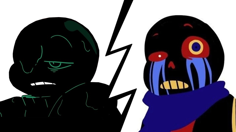 Error!Sans vs Nightmare!Sans [Animation] 