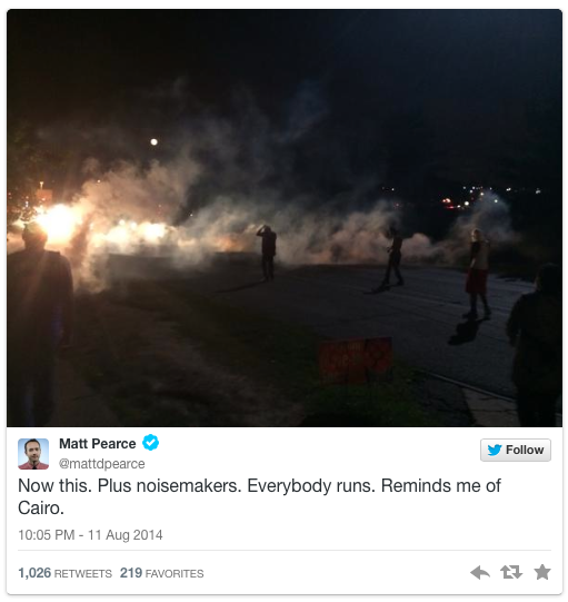 invisiblelad:  micdotcom:  Days after Michael Brown’s death, Ferguson looks like