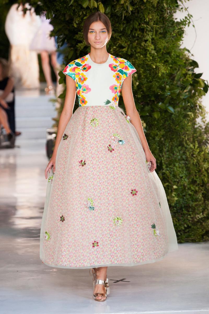 Can we talk about what we saw at Delpozo Spring ‘14 today? Drool.