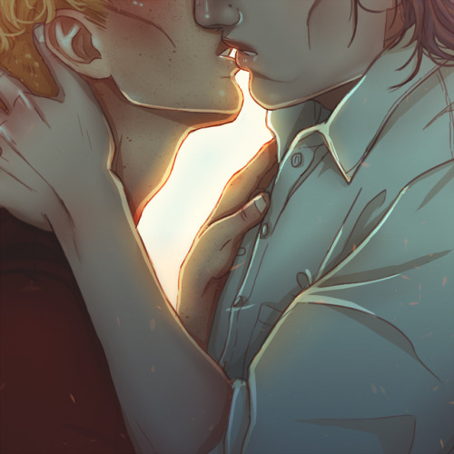 dancingwdinosaurs:I´m ill and I really wanted to draw Snowbaz so that´s that, I guess :D