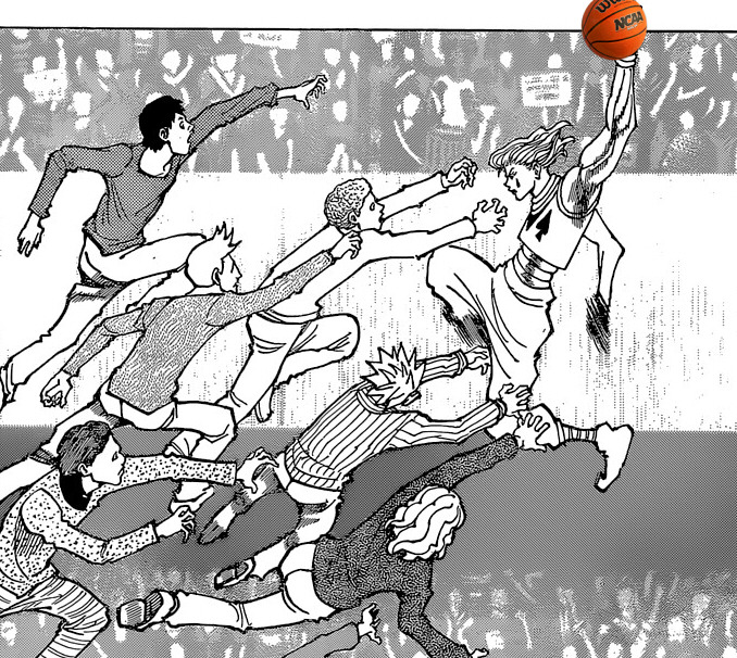 riinkanei:  hisoka showing some sick moves in the latest chapter 