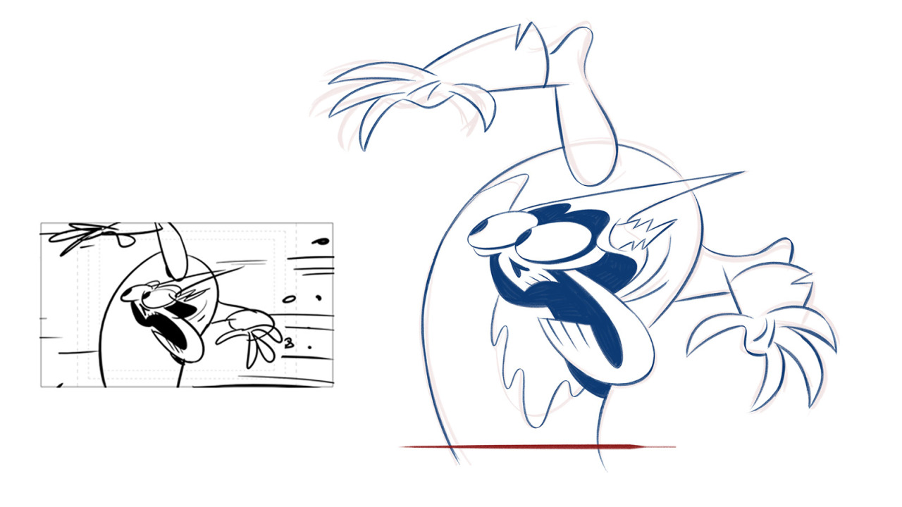 alcornstudios:  and…. a few more to round off the episode. Next up…. roughs from