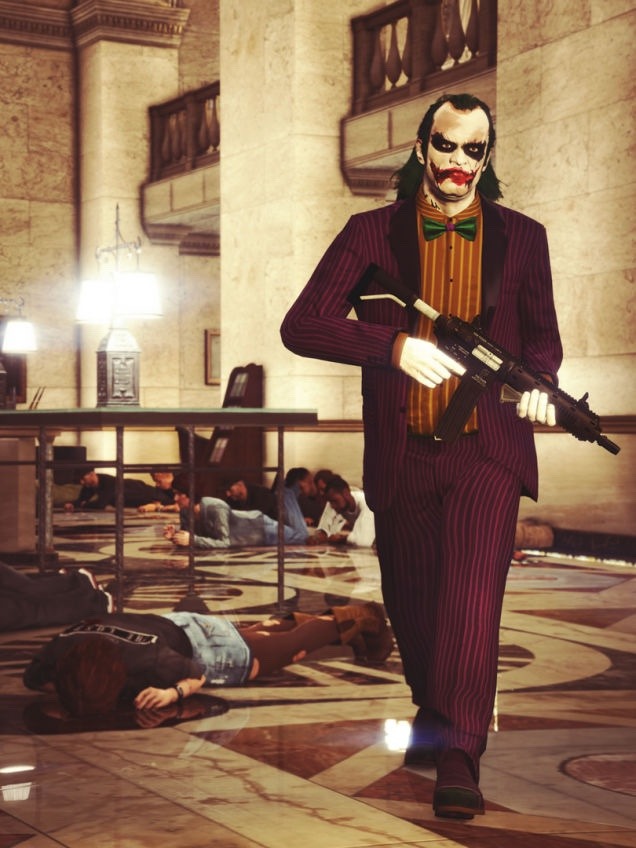 detective-comics: GTAV’s Trevor as the Joker by ‘Ms7mido’ 
