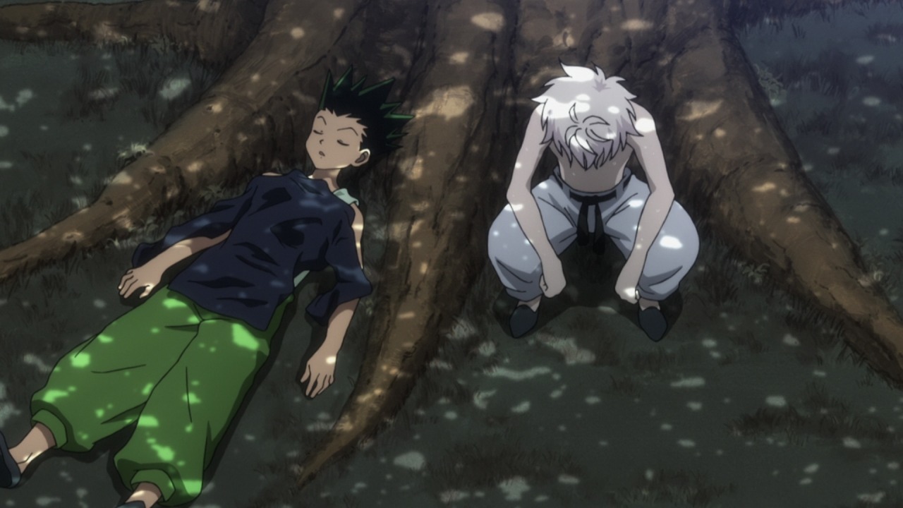 Killua looks at Gon a lot : r/HunterXHunter