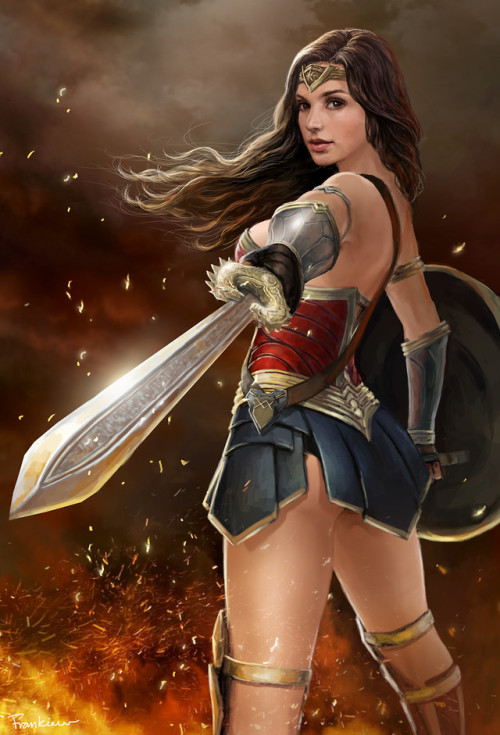 Wonder Woman  Frankiew Yip www.artstation.com/artwork/qdK4N