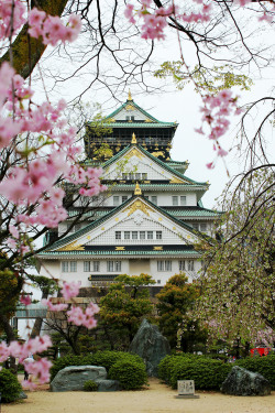 mizunokisu:   	Osaka Castle by Markéta 