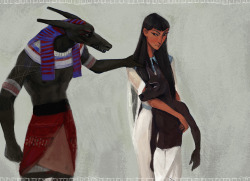 mary-yanko:  Nephthys leaving Set, taking