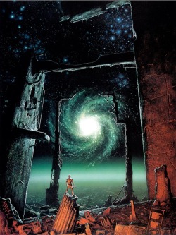 Was used as the cover art for an edition of one of Asimov’s Foundation series.  Looked great then. Looks great now.