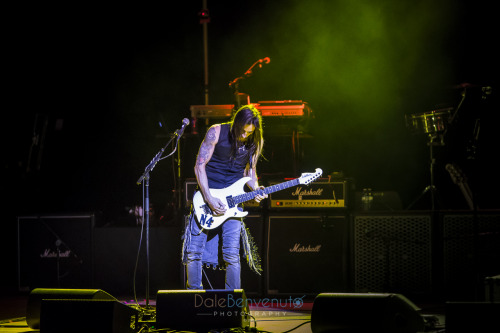 Nuno Bettencourt doing his thing during the Generation Axe Tour at Massey Hall - Toronto. May 4, 201