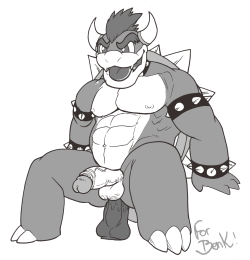 ppmaqero:Patron BenK requested Bowser having a lil dildo fun! Lot’s of ppl asking me to draw Bowser lately! But I’m still a few steps away from nailing it! @u@Hope Y’all enjoy it as much as he is, though! XD