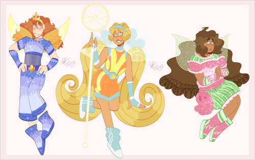 some glittery winx club fairy redesigns that actually look nice!!!