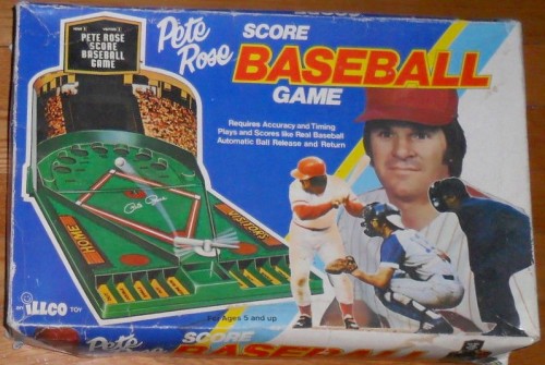 ILLCO: 1979 PETE ROSE Score Baseball Game