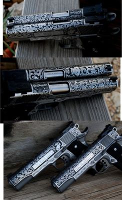 weaponslover:  Colt 1911, Obsessed with the detailing   &lt;3 o&lt;3