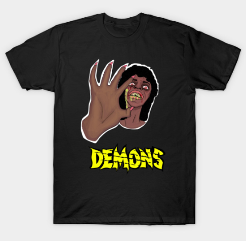 New Demons design is up in both my Redbubble and Teepublic shops. There are 3 versions to choose fro