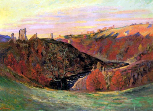 Sunset in Creuse, 1898, Armand Guillaumin