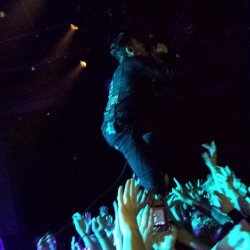 #AFI #commodoreballroom November 2nd, 2013  #daveyhavok not afraid to get in the mosh pit