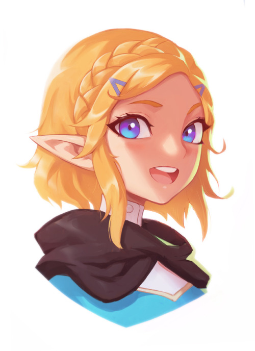 short hair zelda