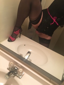 Fully dressed for my maid duties   I&rsquo;m such a sissy whore  I need cock  Please reblog and humilite and degrade me Yours truly  Sissy cuck cumdumpster  Jasmin