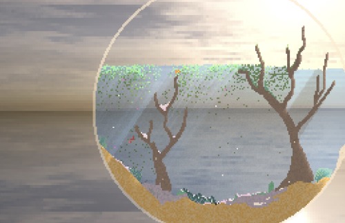 Orb.farmOrb.farm is a pixel-art glass bowl you can fill with water, sand, stone, wood, plankton, fis