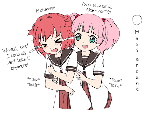 ✧･ﾟ: *✧ Akarin and Chinatsu ✧ *:･ﾟ✧♡ Characters ♡ : Akari Akaza ♥ Chinatsu Yoshikawa♢ Anime ♢