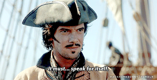 rackhamnbonny:Jack Rackham Appreciation Week | 2. Tuesday: Most Memorable/Favorite Quote “Because wh