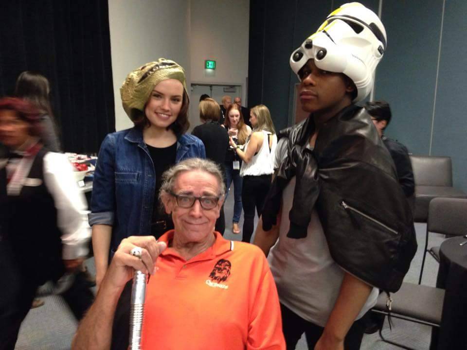 alwaysstarwars:  Our resident Wookiee and all-around good guy Peter Mayhew is turning