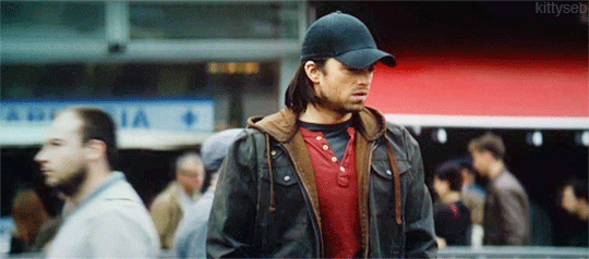 This whole scene of Bucky on the streets of Bucharest kills me, every time. Here’s