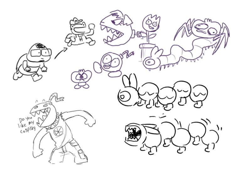 momosweetpeach: Some highlights from when me and @tangarang did a few draw.piles
